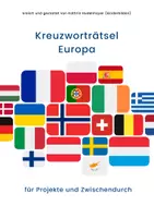 Vorschau - Arbeitsblätter - Kreuzworträtsel "Flaggen Europas" - Deckblatt