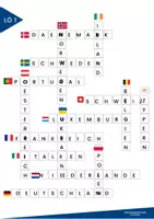 Vorschau - Arbeitsblätter - Kreuzworträtsel "Flaggen Europas" - Seite 2