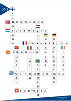 Vorschau - Arbeitsblätter - Kreuzworträtsel "Flaggen Europas" - Seite 3