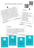 Vorschau - Arbeitsblätter - How to: Podcast - Deckblatt