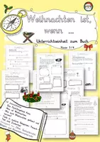 Vorschau - Unterrichtsreihen - Unterrichtseinheit zum Buch "Weihnachten ist, wenn..." Ethik 3. 4. 5. Klasse - Deckblatt