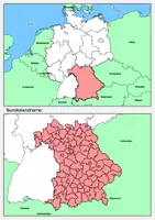 Vorschau - Arbeitsblätter - Bundesländer Deutschland Deutschlandkarte stumme Karte - Seite 3