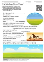 Vorschau - Arbeitsblätter - Arbeitsblatt "Steppe" + Onlineübung & MP3 + Infografik - Deckblatt