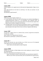 Vorschau - Arbeitsblätter - Filmbegleitende Fragen zu "Die Welle" (inkl. Lösungen) - Seite 1