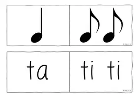 Vorschau - Präsentationen/Tafelbilder - Rhythmusbausteine - Notenwerte zum Musizieren - Seite 3