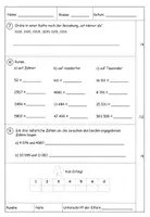 Vorschau - Klassenarbeiten - Klassenarbeit Thema: Natürliche Zahlen_Klasse 5 - Seite 3
