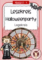 Vorschau - Unterrichtsreihen - Legekreis / Lesekreis Halloweenparty - Deckblatt
