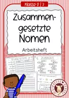 Vorschau - Unterrichtsreihen - Zusammengesetzte Nomen – Deutsch Grundschule (Wortschatz & Rechtschreibung Klasse 2/3) - Deckblatt