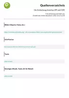 Vorschau - Präsentationen/Tafelbilder - Die Entdeckung Amerikas (PP und H5P) - Seite 1