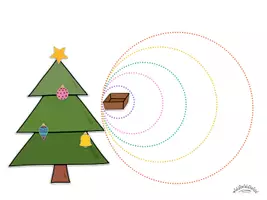 Vorschau - Arbeitsblätter - Nachspuren & Schwungübungen „WEIHNACHTEN: Hilf, den Weihnachtsbaum zu schmücken! - für Rechts- & Linkshänder - Seite 3