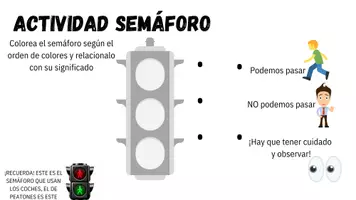 Vista previa - Hojas de trabajo - Actividad semáforo. - Portada
