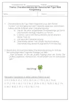 Vorschau - Klassenarbeiten - Klassenarbeit Tschick mit EWZ: Charakterisierung Maik Klingenberg - Seite 3