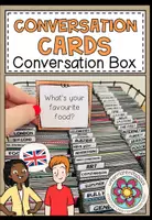 Vorschau - Bildkarten - Speaking Cards Englisch – Conversation Cards & Sprechanlässe | Conversation Box - Deckblatt