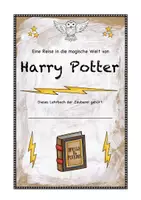 Vorschau - Arbeitsblätter - Harry Potter Werksatt - Rechentrick - Lesezeichen - Zauberdiplom - Seite 1