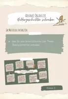 Vorschau - Unterrichtsreihen - Advance Organizer - Bildergeschichten schreiben - Deutsch - Deckblatt