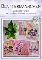 Vorschau - Stundenentwürfe - Blättermännchen Zeichenstunde - Deckblatt