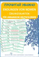Vorschau - Aufgabenkarten - DaF / DaZ Ukrainisch: Endungen von Nomen - Übungskarten - Seite 1