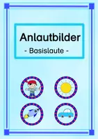 Vorschau - selbst erstellte Cliparts/Grafiken - Anlautbilder / Buchstabenbilder zu Flex und Flora - Deckblatt