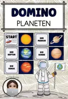 Vorschau - Arbeitsblätter - Domino: Planeten (Sonnensystem) - Deckblatt