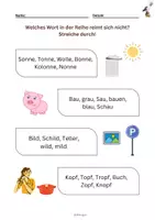 Vorschau - Arbeitsblätter - Arbeitsblätter zu REIME / REIMWÖRTER - 2.- 3.Klasse - Deutsch - Seite 2