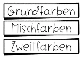 Vorschau - Bildkarten - Wort- und Bildkarten zur Farbenlehre - Seite 3