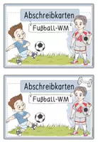 Vorschau - Stationenlernen - Fußball Abschreibkarten | WM 2022 - Seite 2