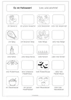 Vorschau - Arbeitsblätter - Materialpaket DAZ/DAF Halloween - Seite 3