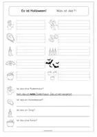 Vorschau - Arbeitsblätter - DaF Wortschatz Halloween - Seite 3