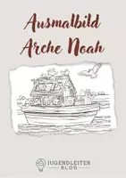 Vorschau - Mal- und Bastelvorlagen - Ausmalbild "Arche Noah" - Deckblatt