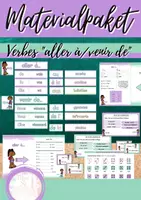 Vorschau - Arbeitsblätter - Materialpaket: Verbes aller à... & venir de... (Grammaire) - Deckblatt