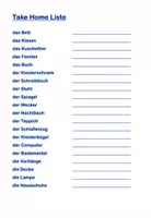 Vorschau - Bildkarten - Mein Zimmer 20 Lernkarten für DaF - Seite 2