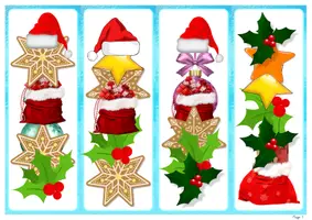 Aperçu - Jeux - logique de noël : je reproduis à l'identique - Page 1