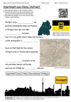 Vorschau - Arbeitsblätter - Lernposter + Arbeitsblatt "Stuttgart" + Onlineübung & MP3 + Mindmap + Infografik - Seite 1