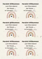 Vorschau - Bildkarten - Willkommensschilder Elternabend Boho-Stil - Deckblatt