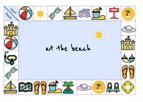 Vorschau - Spiele - Dice game - Englisch - at the beach - Seite 1