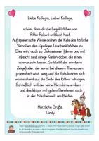 Vorschau - Spiele - Ethik und Sachunterricht in der Grundschule - Höflichkeit und Respekt mit Ritter Robert und der doofe Höflichkeit - Seite 1