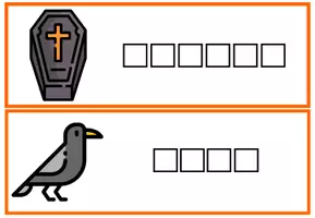 Vista previa - Juegos / Gamificación - Halloween - Unscramble Cards - Colour - página 3