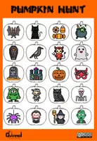 Vista previa - Unidades / Secuencias / Situaciones de Aprendizaje - Halloween Pumpkin Hunt - Colour - página 1