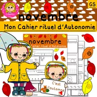 Aperçu - Feuilles d'exercices - Mon Cahier d’Autonomie Novembre Grande Section - Page 2