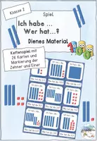 Vorschau - Spiele - Ich habe... Wer hat...? Zahlenraum 100: Dienes Material - Deckblatt