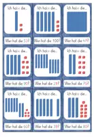 Vorschau - Spiele - Ich habe... Wer hat...? Zahlenraum 100: Dienes Material - Seite 3