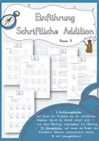 Vorschau - Arbeitsblätter - Materialpaket Einführung Schriftliche Addition 3. Klasse Mathematik Zahlenraum 1000 Schriftlich Addieren mit und ohne Übertrag - Seite 2