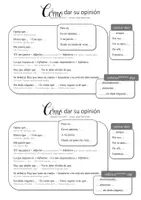 Vorschau - Merkblätter - ES Dar su opinión ohne Subjuntivo - Deckblatt