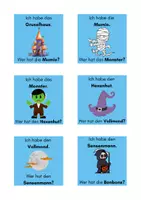 Vorschau - Fördermaterial/Inklusion - Lese-Spiel Halloween ab Klasse 2 - Seite 2