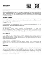 Vorschau - Arbeitsblätter - WhatsApp (Infotext und Übungen) - Deckblatt
