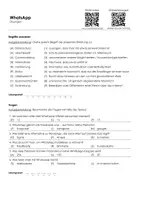 Vorschau - Arbeitsblätter - WhatsApp (Infotext und Übungen) - Seite 1