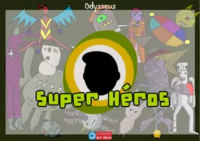 Aperçu - Texte - Super Héros - Page de couverture