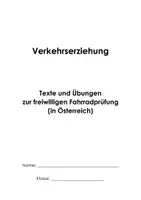 Vorschau - Unterrichtsreihen - Sicher Radfahren (Arbeitsheft zur freiwilligen Fahrradprüfung) - Seite 1