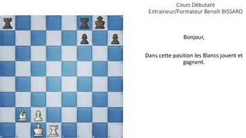 Aperçu - Feuilles d'exercices - Cours d'échecs Débutant Entraineur/Formateur B.BISSARO - Page 1