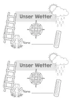 Vorschau - Arbeitsblätter - Unser Wetter (Minibuch) - Seite 2